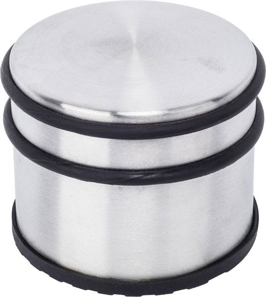 BRASQ 4er-Set Türstopper – Türstopper aus Edelstahl mit Anti-Rutsch-Beschichtung – 1,1 kg Für den Innen- und Außenbereich – Türpuffer ⌀9 x 7,5 cm