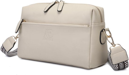 Aramae® - Umhängetasche Damen - Umhängetaschen - Umhängetasche - Handytasche - Matt Beige