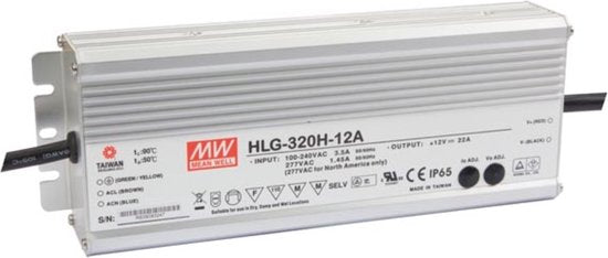 Mean Well SCHALTNETZTEIL – 1 AUSGANG – 320 W – 12 V