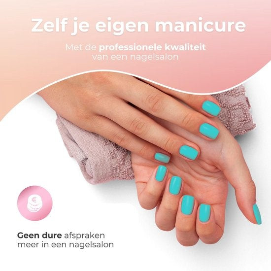 Moods Gellac 6-teiliges Set - Gel-Nagellack - 8ML - Miami Vibes Edition - Gellac - Nägel - Gel Polish Starter Pack - Pastellfarben