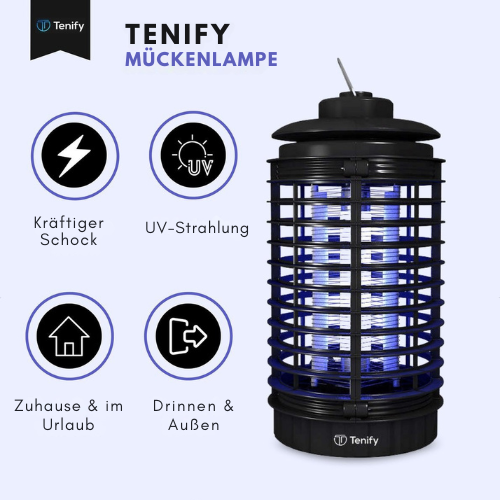 Tenify - Anti-Insektenlampe - Aufhängbar - Elektrisch - Indoor & Outdoor