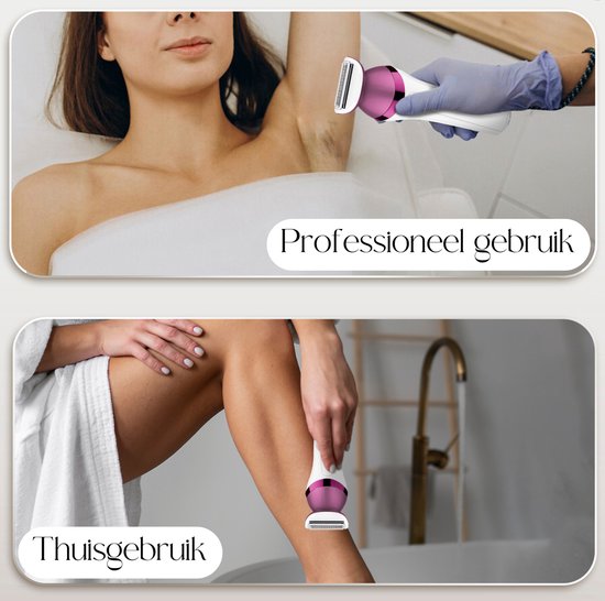 Sansbeauté® 6-in-1 Ladyshave - Gesicht - Achselhöhlen - Beine - Bikinizone - Rasierer für Frauen - Epilierer - Epilierer für Damen - Trimmer für Frauen - Bikini Trimmer - USB Wiederaufladbar