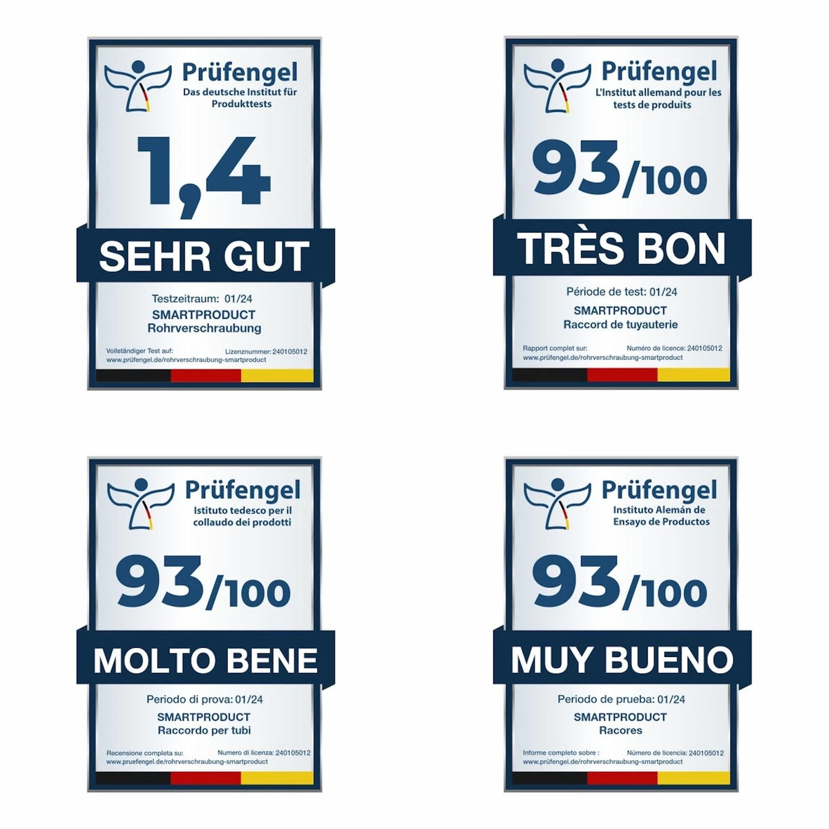 PE 25 mm 90°-Bogen – PN16 – DVGW-zertifiziert – Trinkwasser