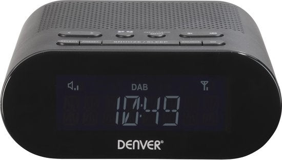 Denver CRD-505, DAB+ Radiowecker mit USB-Anschluss zum Laden von Smartphones
