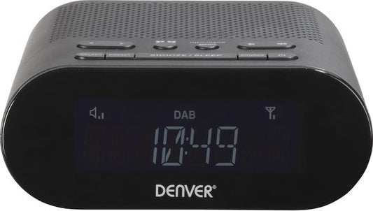 Denver CRD-505, DAB+ Radiowecker mit USB-Anschluss zum Laden von Smartphones