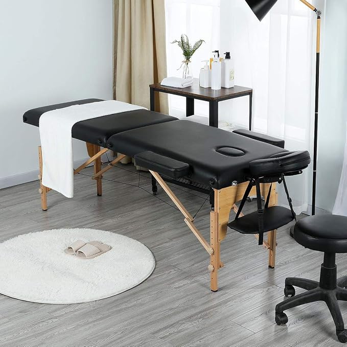 Yaheetech Klappbarer Massagetisch 213 x 82 cm – Höhenverstellbar 64–85,5 cm – Tragkraft 250 kg
