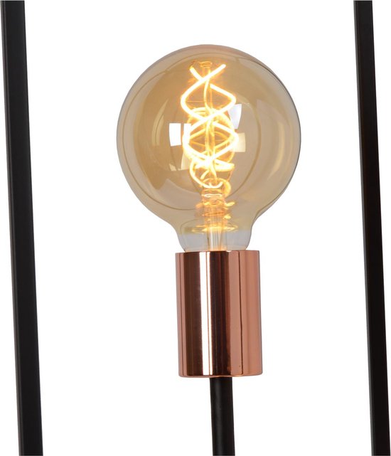 Lucide ARTHUR – Stehlampe – 3xE27 – Schwarz