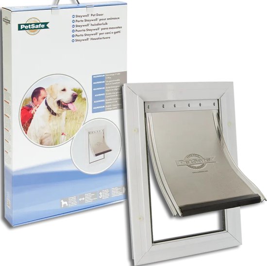 Petsafe 660 Hundeklappe – bis zu 100 kg – Aluminium