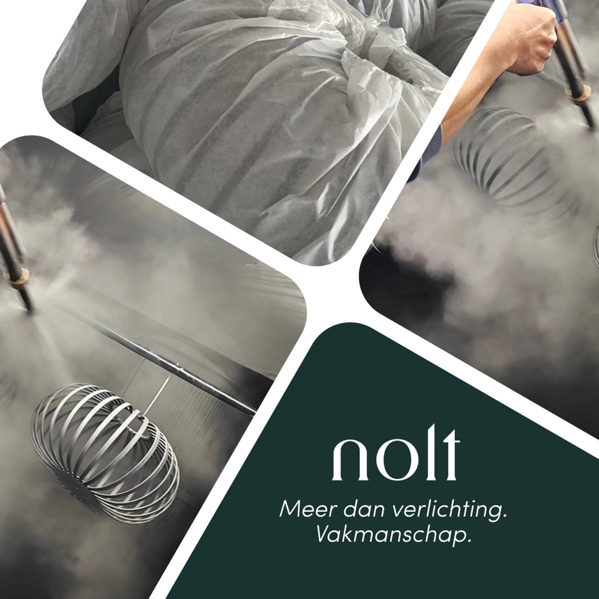 Nolt Deckenleuchte - Deckenleuchte - E27 Lampe - Industrial - ⌀ 40cm - Schwarz