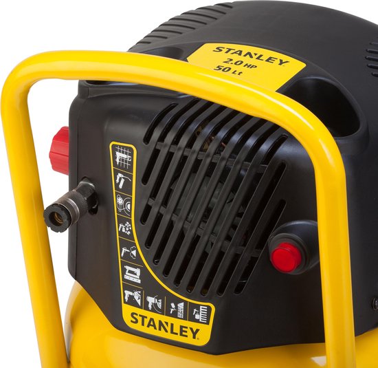 Stanley – D230/10/50V Luftkompressor – 10 bar – ölfrei, Tankvolumen 50 l