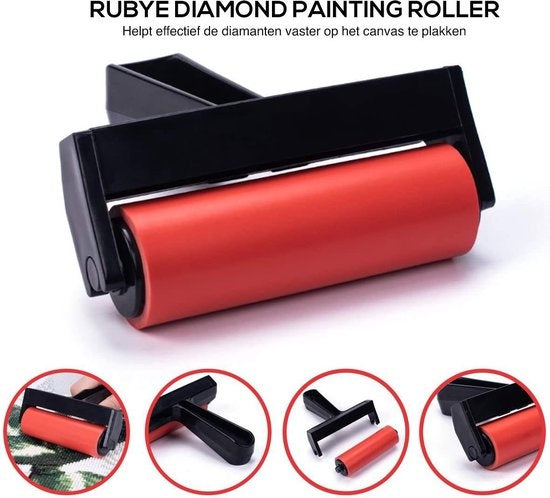 RubyeÂ® Diamond Painting Roller - Diamond Painting Erwachsene - Diamond Painting Kinder - 10 cm