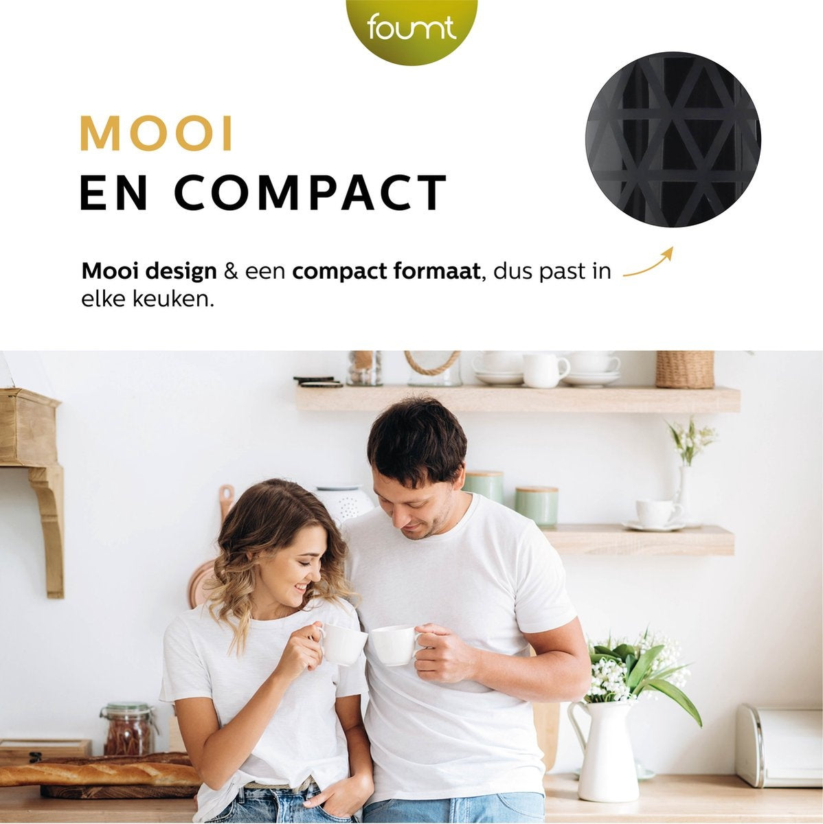 Ocina - Milchaufschäumer Klein - Schwarz