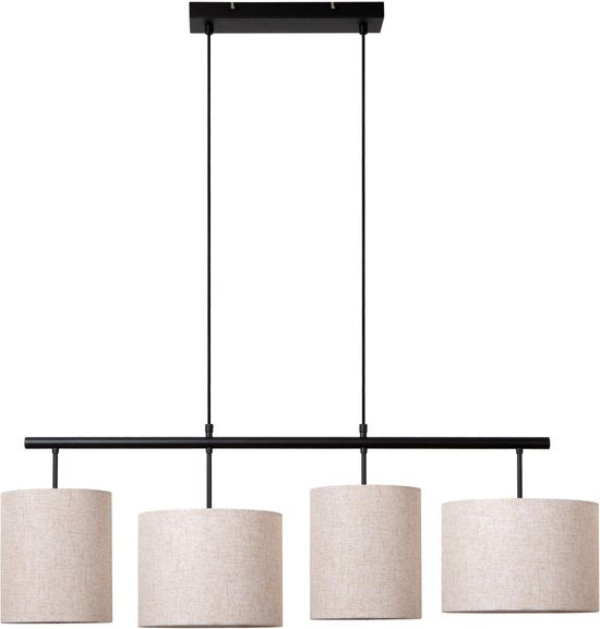 Lucide MAYA – Hängeleuchte – 4xE27 – Beige – Japandi