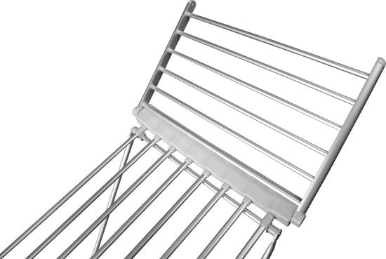 Vlectro Elektrischer Wäscheständer - 147x54x94 cm - 220V - 230W -Weiß/Silber