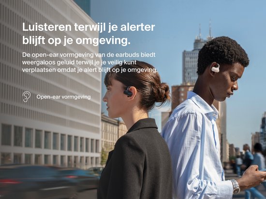 Belkin SoundForm ClearFit - Kabellose offene Sport-Ohrhörer - Schwarz