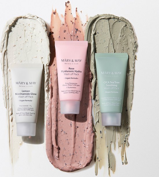 Mary & May Hyaluronice Hydra Wash Off Pack 30 g – Koreanische Hautpflege