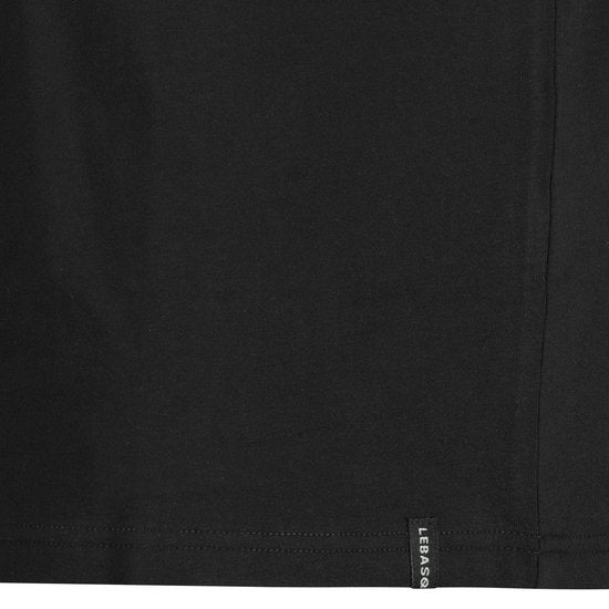 LEBASQ - Davis T-Shirt mit V-Ausschnitt 3er-Pack - Extra lang - Männer - Schwarz - Größe L