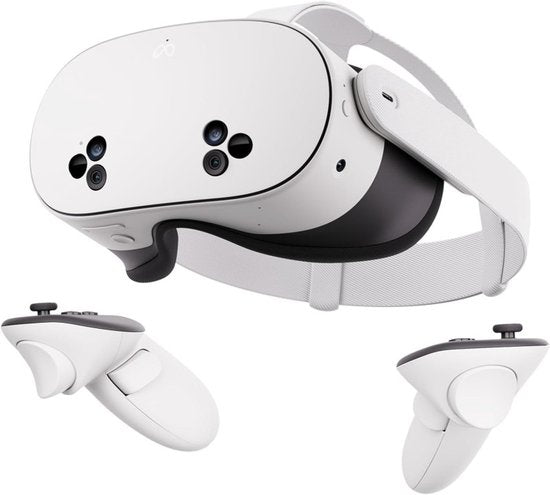 Meta Quest 3S – VR-Brille – 128 GB – 1920 × 1832 – USB Typ C – Schwarz/Weiß