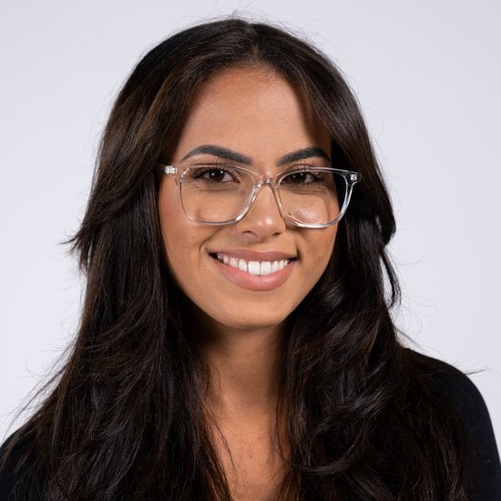 LC Eyewear Computerbrille - Blaulichtbrille - Blaulichtbrille - Displaybrille - Unisex - Transparent - Retro