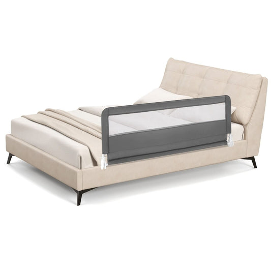 Coast 150 cm langes faltbares Bettgitter für Kleinkinder mit abnehmbarem Bezug - Grau