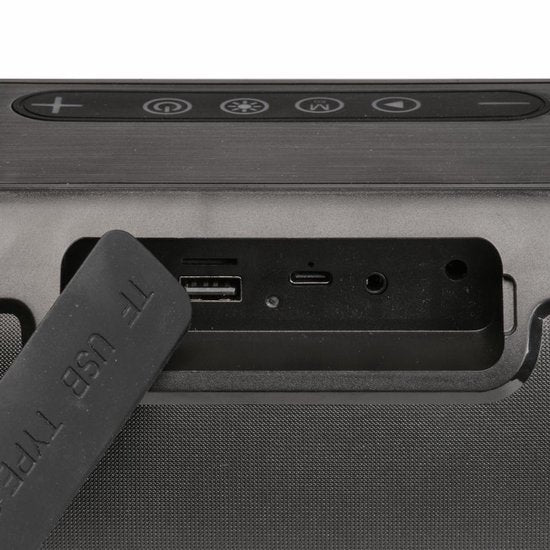 Denver Bluetooth Lautsprecher Wireless - Lichteffekte - Musikbox - AUX - TWS Pairing - BTG616