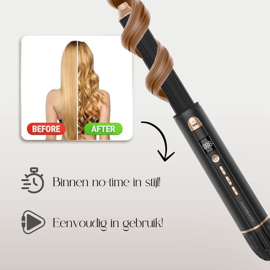 Sansbeauté® 8-in-1 Airstyler mit Diffusor - Haarwickel - Multistyler - Fönbürste Kurzes Haar - Dupe - Haarstyler - Haartrockner - Wärmebürste - Lockenbürste - Lockenstab - Stylingbürste - Coldshot