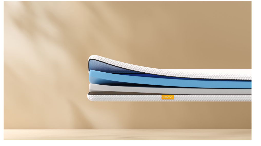 Emma Flip Topper - 180 x 200 cm - Ergonomisch - Verlängert die Lebensdauer Ihrer Matratze