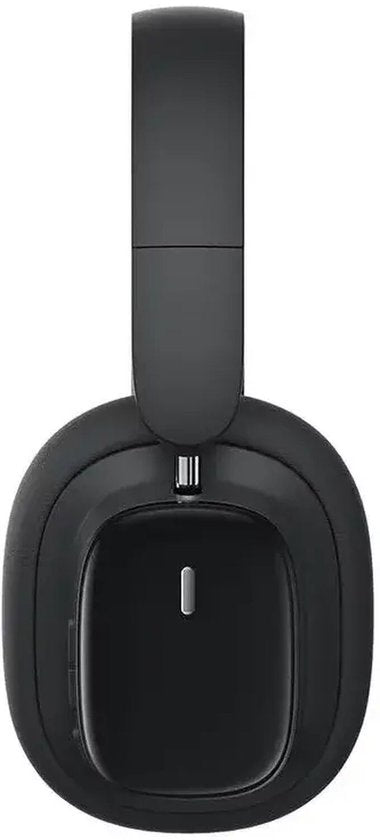 Baseus Bowie H1i Bluetooth-Kopfhörer mit Geräuschunterdrückung (Noise Cancelling), kabellose Kopfhörer mit ANC, schwarz