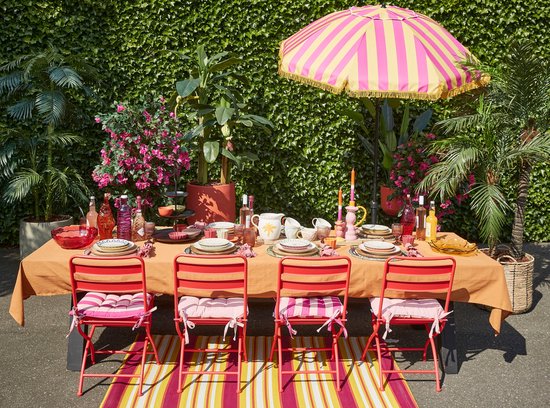 In The Mood Collection Osborn Sonnenschirm - H238 x Ø220 cm - Gelb