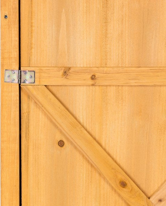 tectake - Gartenschrank Taman aus Holz - mit Flachdach - Maße 75 x 56 x 118 cm - 404565