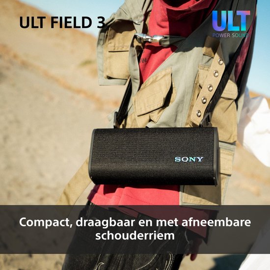 Sony ULT FIELD 3 – Bluetooth-Lautsprecher – Schwarz