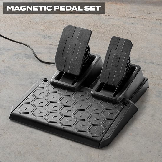 Thrustmaster T128-P – Rennlenkrad und Pedale – Force Feedback & magnetische Schaltwippen – Für PS5/PS4/PC – Kompatibel mit Forza Horizon 6 (PC)
