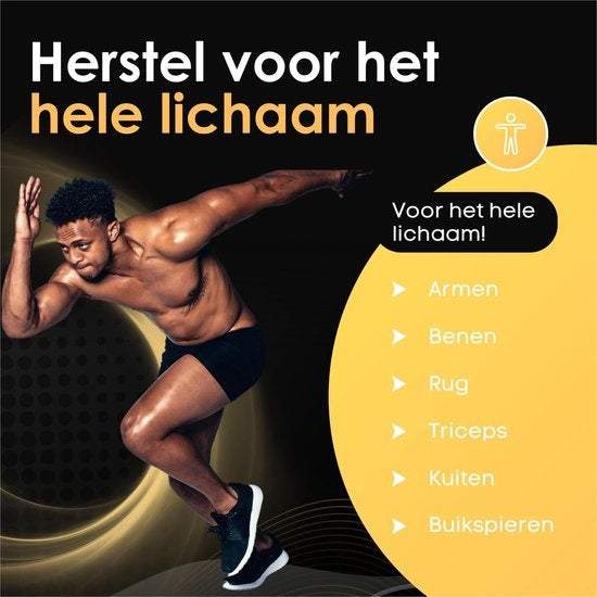 Revolt - Massagepistole - 30 verschiedene Geschwindigkeiten - 6 Aufsätze - Deluxe-Aufbewahrungskoffer - Deep Tissue - für Muskelerholung & Verletzungen - hohe Amplitude