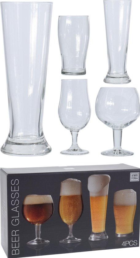 Biergläser-Set, 4er-Set