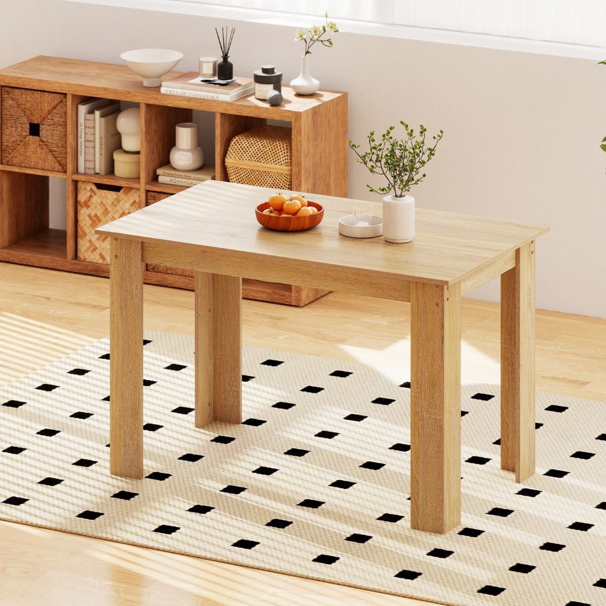 Coast Esstisch – rechteckig – 4 bis 6 Personen – Holz – natur – 120 x 70 x 75 cm