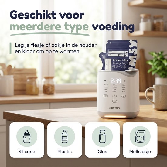 Numsy HeatPod Pro Flaschenwärmer – Milchwärmer