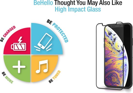 BeHello iPhone 11 Flüssigkeit Silikonhülle Schwarz