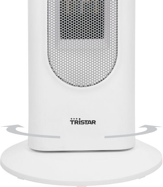 Tristar Elektroheizgerät KA-5088 – Keramik-Turmheizgerät – Fernbedienung – Geeignet für 25 m² – Heizlüfter – Weiß