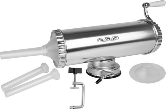 Wurstfüller, Wurstmacher, Wurstmaschine - 2,5kg Füllvolumen - Silber