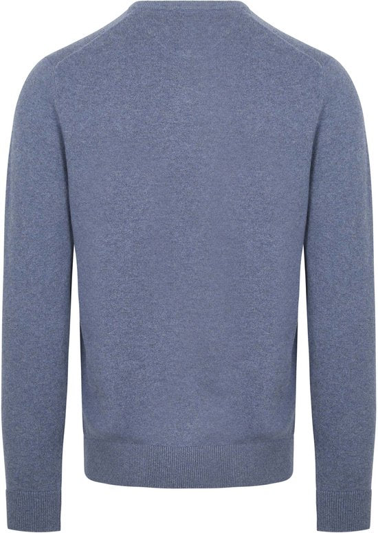 McGregor Pullover aus Merinowolle mit V-Ausschnitt, Vintage-Blau – Größe 3XL – Herren – Pullover
