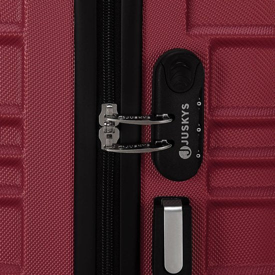 Hartschalenkoffer Set Rom - 3-teilig - ABS - Rot