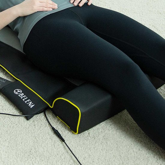 Belena Air Stretch – Lenden- und Yoga-Massagematte – Ganzkörper-Massagematte mit Wärmefunktion – Massage – Dehnen & Strecken – 4 Programme – 3 Intensitätsstufen – inkl. Fernbedienung