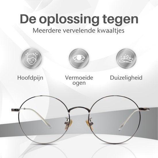 LC Eyewear Computerbrille - Blaulichtbrille - Displaybrille - Metall - Unisex - Silber
