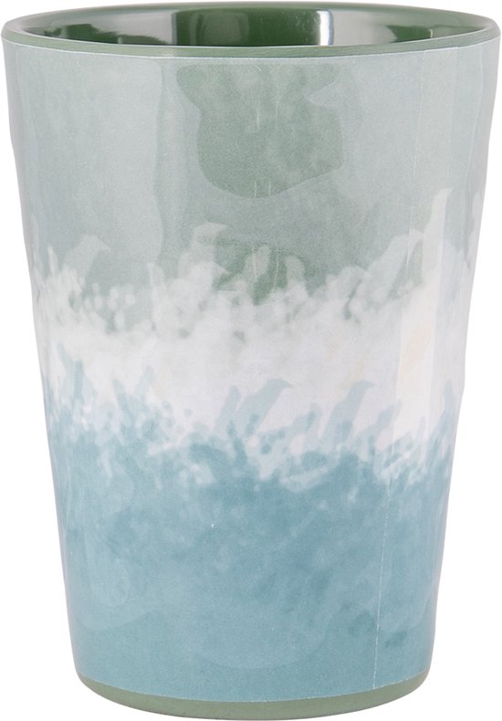 Bo-Camp – Becher – Halo – Blau/Grün – 4 Stück