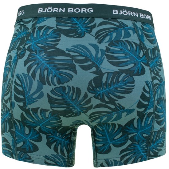 Björn Borg Cotton Stretch Boxershorts - Größe S - Herren Boxershorts mit normaler Länge (3er-Pack) - mehrfarbig