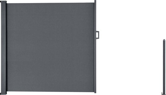 Windbreak versenkbar Dubai - 300 x 160 cm - Dunkelgrau