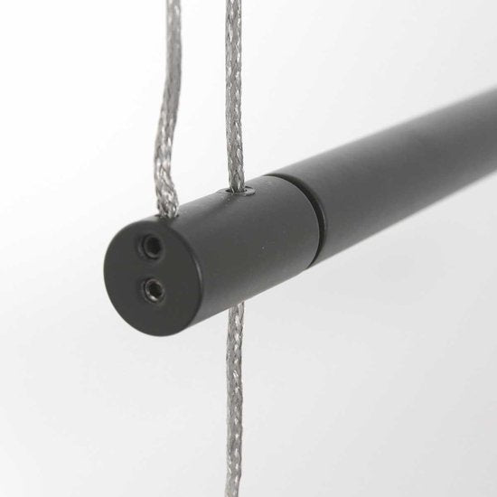 Hängeleuchte Profilo 3318ZW Schwarz, 150 cm breit, höhenverstellbar, von Steinhauer, aus Metall, Kunststoff und Elektronik