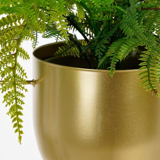 Mica Decorations Dexter Blumentopf hängend - L34 x B14 x H65 cm - Gold