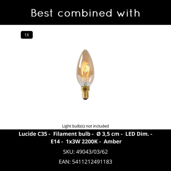 Lucide BANKER – Schreibtischlampe – 1xE14 – Bronze