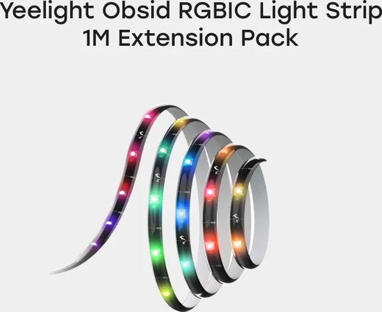 Yeelight Obsid RGBIC Lichtband-Verlängerung – 1 Meter – auf 5 Meter erweiterbar